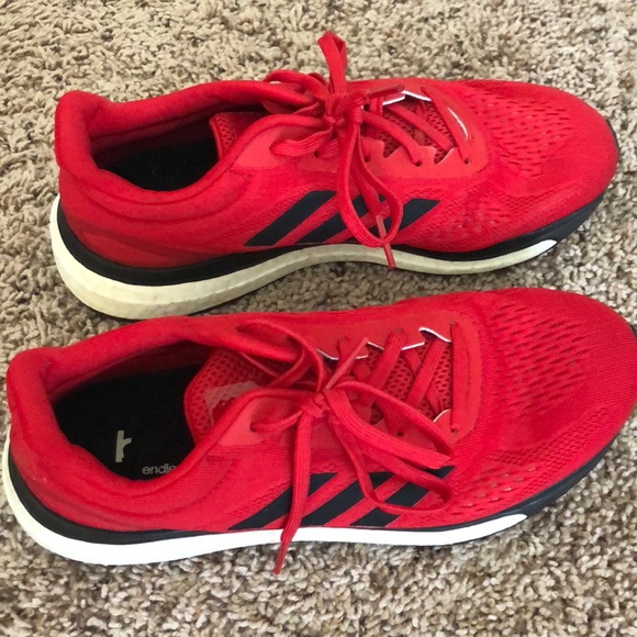 women's red tennis shoes adidas